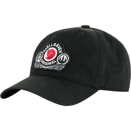 Fjällräven Classic Badge Cap L/XL - Lapset - Black - Lippikset, Hattuut ja pipot