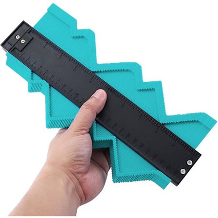 Kontur Gauge, Profesjonell DIY 25cm Konturkopierer for Trebearbeidingssnekker, Profil Gauge for Måling av Pavers Fliser