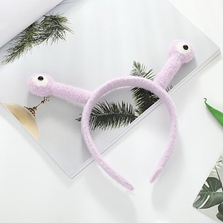Snigel hårband för att tvätta ansiktet LJUSLILA