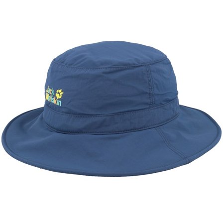 Jack Wolfskin - Kids Supplex Wingtip Hat Dark Indigo Bucket Bucket Blue Hat - @ Hatstore