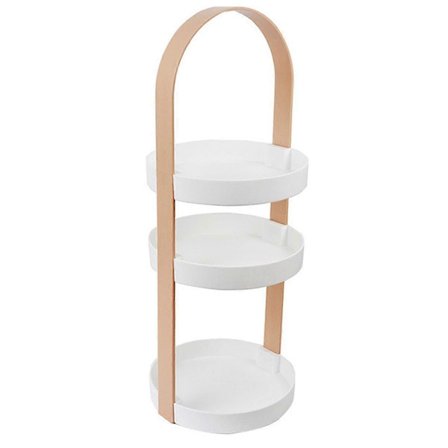 Kosmetikkorganisator, Sminkeorganisator, Oppbevaringsboks, Sminkeoppbevaring med Håndtak, Sminkeoppbevaring for Kosmetikk, D