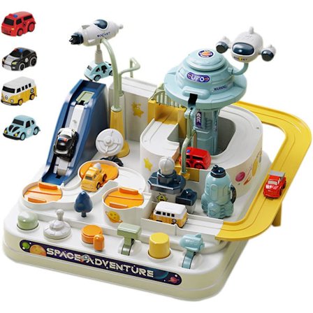 Bilar Race Track Leksaker för Barn 3 4 5 6 7 8 År Gamla Pojkar Flickor Gåvor, Bilar Spår Leksaker