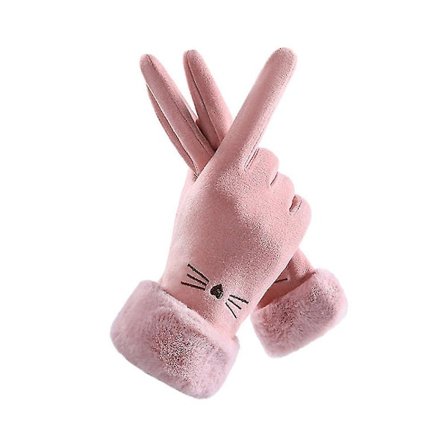 Talvikäsineet naisille kosketusnäyttösormilla lämpimään paksuun tekstiviestittelyyn