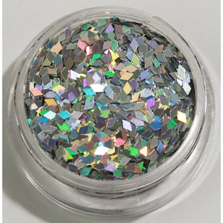 Kynsien glitter - Rhombus/Timantit - Hopea - 8ml - Glitter