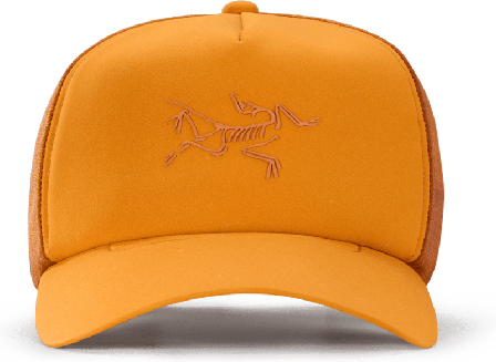 Arc'teryx Bird Trucker Curved Unisex caps Orange One Size