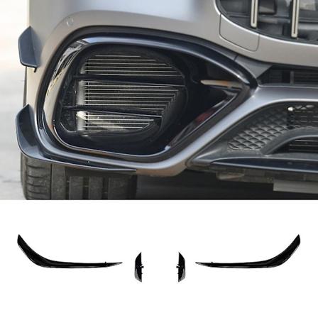 Frontspoiler for Cla45 Amg C118 2020 2021 Blank svart støtfanger spoilers Tåkelys Dekorativ-Perfet 0 0