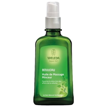 Massageolja Slimming - Weleda - Björk - 100ml - Vegan - Reducering av Celluliter