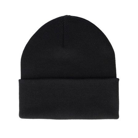 Beechfield - Noir cuff Bonnet - Organic Cotton Black Cuff @ Hatstore