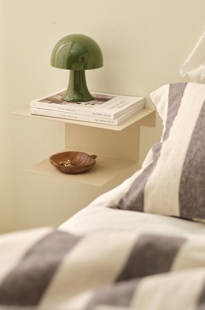 &Home - Yöpöytä Broom - Beige - Yöpöydät - - Homeroom