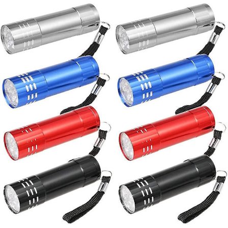8kpl Led Avaimenperä Valaisin Mini Lamppu Vuorikiipeilyyn