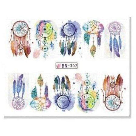 Vanddekaler - Drømmefanger - BN-302 - Til negle