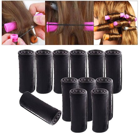 Curl Cold Wave Perm Rods Locktång Hår Halkfria Flexibla Rullar Permanentningsset Hårspolar Hår Cold Rods att Använda för Långt eller Kort Hår