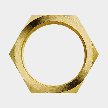 Controdado per passascafo Maestrini Standard Nut, ottone, adatto per 2" G (BSP)