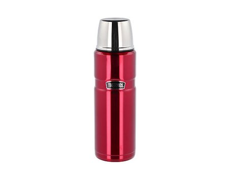 THERMOS TERMOS STAINLESS KING 1,2L MØRK RØD RUSTFRITT STÅL