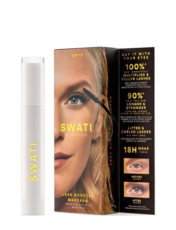 SWATI Cosmetics Onyx Lash Booster Mascara - Black - 10.6 ml