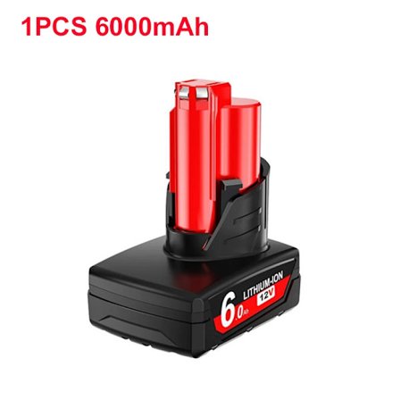 3,0Ah/6,0Ah til Milwaukee M12-batteri 12V genopladeligt batteri til Milwaukee M12-værktøj 48-11-2402 48-11-2411 48-11-2401MIL-12A-LI