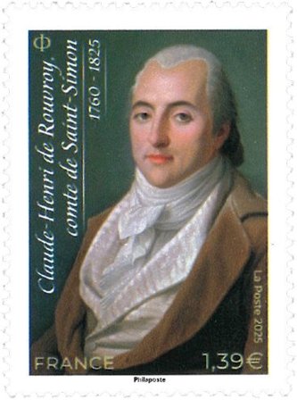 Frankrig - Claude-Henri de Rouvroy - Postfrisk frimærke