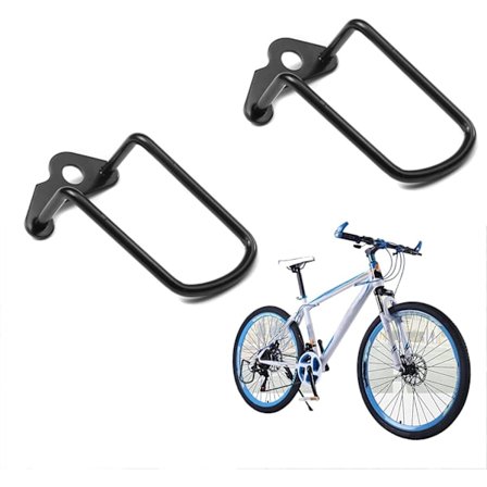 Bakre växelspaksskydd Cykel bakre växelspaksskydd Fäste Järnskyddsfilm, Cykelväxelfallskydd Cykel Mountainbike, Landsvägscykel 2st