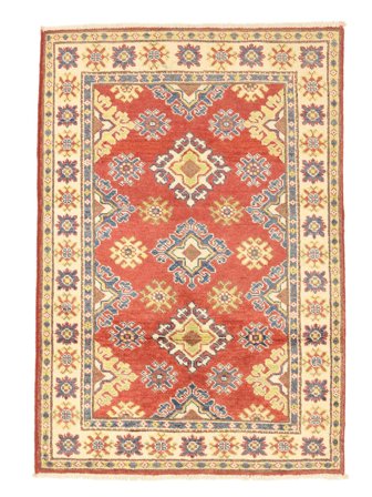 Medalionowy Mały Kazak Fine Dywan 81X116 Wełna