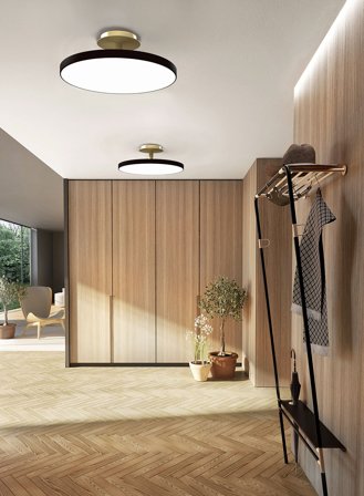 Asteria Up taklampe Ø60 - sort