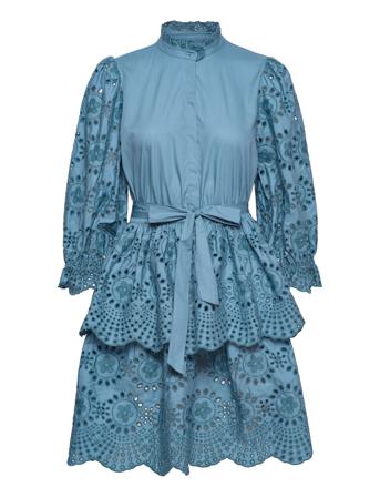 Rosie Emlin Dress Dresses Lace Dresses Blå Bruuns Bazaar