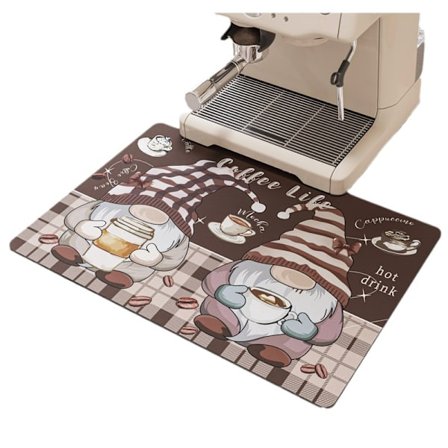Kök avlopp matta diatom slam absorberande matta bänkskiva amerikansk bordsmatta kaffemaskin matta handfat bar vattenkontroll placemat