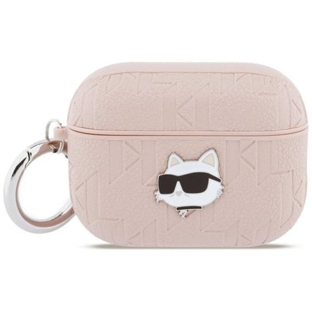 Karl Lagerfeld Monogram Choupette Head Case til AirPods Pro 3 - Pink