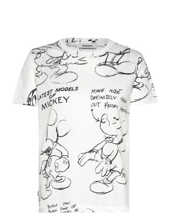 Desigual Mickey Sketch - White - S