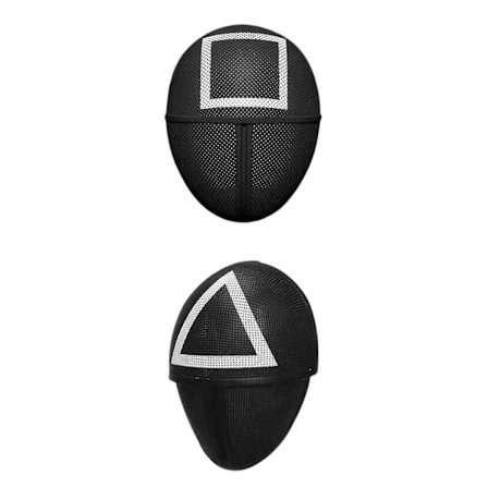 2 stk. Blekksprutspillsmaske TV Cosplay Maskerade Skrekk Kostymefest PP