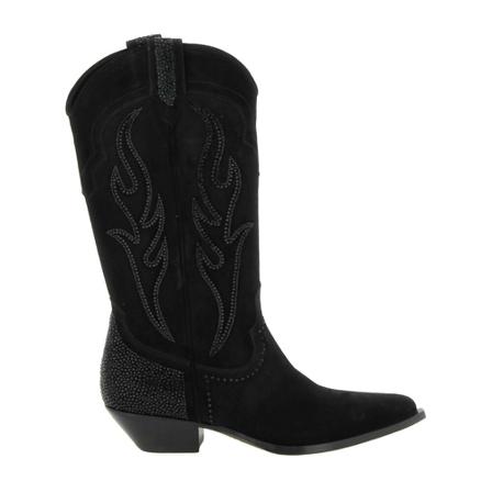 Sonora, Boots Zwart, Dames, Maat:38 EU,leer