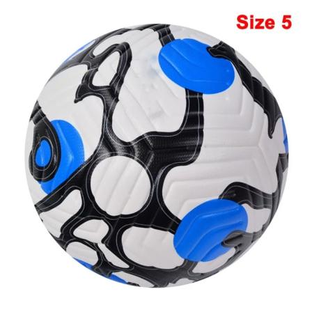 2022 Fotboll officiell storlek 5 storlek 4 Premier hög kvalitet sömlösa mål lag matchbollar fotboll träningsliga futbol topu 21-Blue Black Size 5