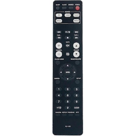 Allimity Rc-1162 fjernkontroll erstatning for Denon Cd receiver Rcd-m39dab Rcd-m39 LGL