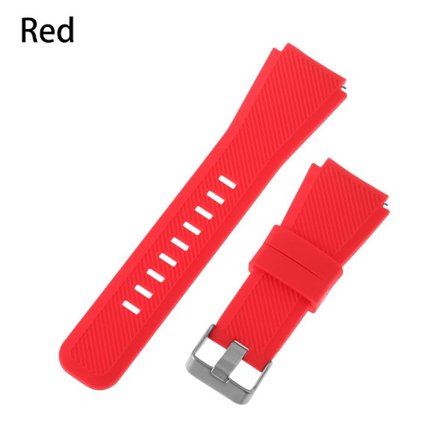 För Huawei Watch GT/GT2 Watch Band Silikonband 22mm Rem RÖD - spot sales