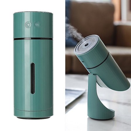 260ml Trådløs USB Luftfukter Fargerikt Lys Eterisk Olje Diffuser - Rød/usb Kabel Lading - Rød//usb Kabel Lading