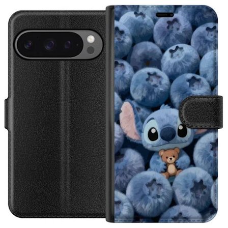 Yhteensopiva Lompakkokotelo Google Pixel 9 Pro XL Lady Gaga minimalistinen juliste kitaralla ja monokromisella suunnittelulla