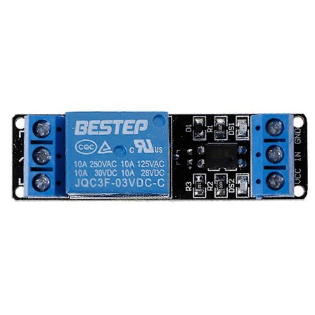 3.3V 1-kanals relémodul med lavnivåtrigger og optokoblerisolasjon