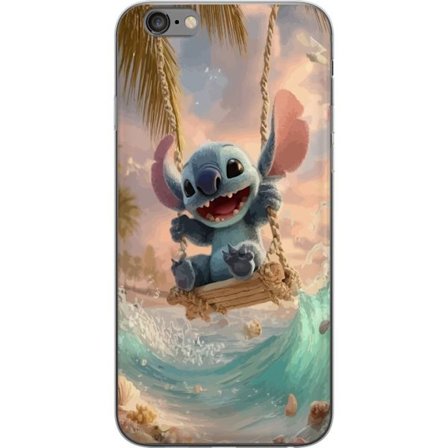 Kompatibelt Mobilskal till Apple iPhone 6 Plus Disney Stitch blå alien söt figur samlarobjekt