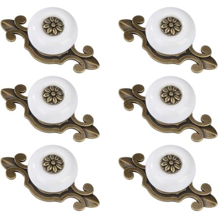 Skap Knott Rund Dør Knotter Vintage Keramisk Trekkhåndtak med S