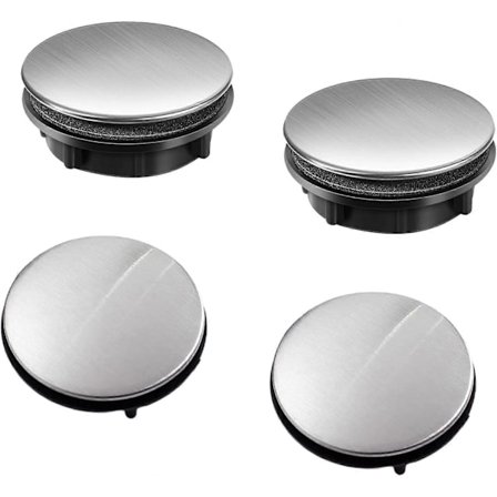 Pakke Kranhull Deksel Rustfritt Stål Kjøkkenhull Deksel Kjøkkenvask Hull Deksel for Kjøkkenvask, Monteringshull 31-40mm