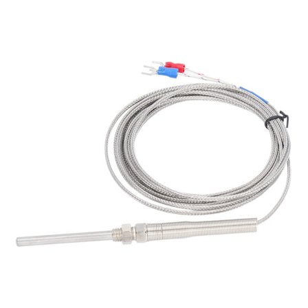 K Type Termoelement Temperatur Sensor Skjermet Sensitiv Detektor 50mm Probe 5 Meter