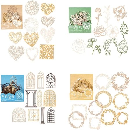 40 stk Vintage udskæringer Scrapbog Papir Papir Blonde