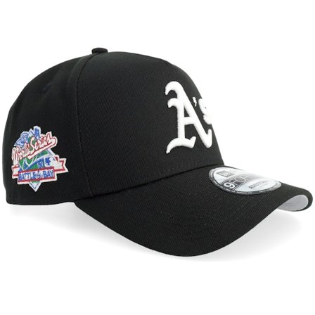 New Era - MLB Svart adjustable Keps - Hatstore Exclusive x Oakland Athletics 9FORTY World Series Black A-frame Adjustable @ Hatstore