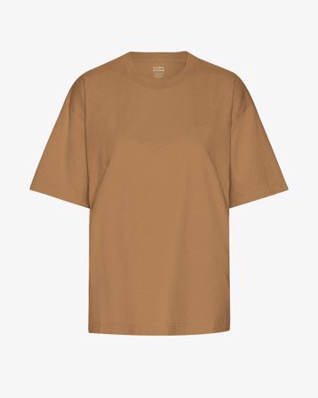 Oversized Organic T-Shirt - Sahara Camel XS
