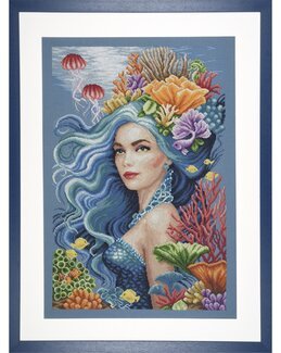 Stickpackung Bild Meerjungfrau