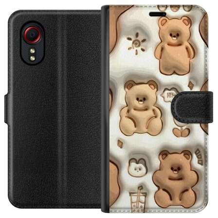 Kompatibelt Plånboksfodral till Samsung Samsung Galaxy Xcover 5 Bubbliga Björnar
