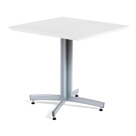 Bistrotisch SANNA, 700x700x720mm, silber/weiß