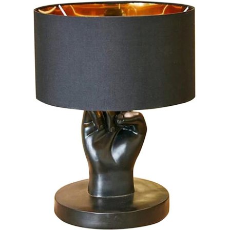 Morsom langfingerlampe moderne bordlys borddekorlamper