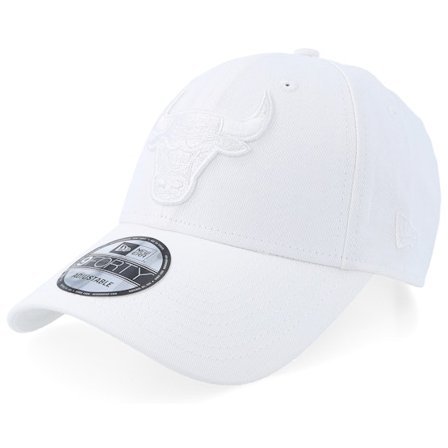 New Era - NBA Wit adjustable Cap - Chicago Bulls NBA Essential 9FORTY White/White Adjustable @ Hatstore