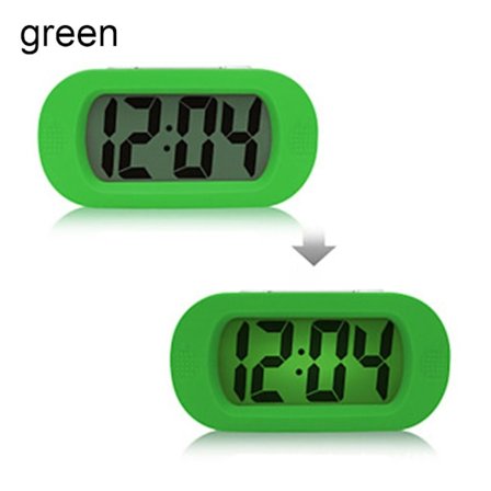 Alarm Snooze Clock Elektronisk ur GRØN