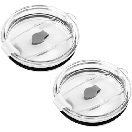 2 kpl Tumbler-kansi, Old Style Rtic, Olkiystävällinen, Vuotamattomat kannet avattavalla/suljettavalla Tumbler-kannella (20OZ)